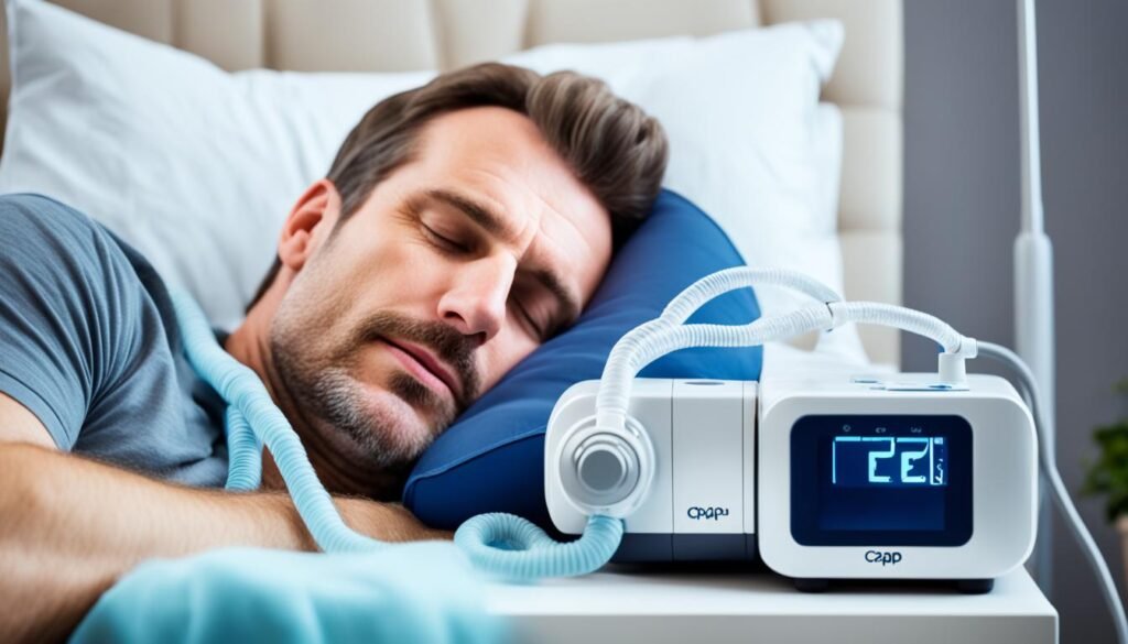 睡眠呼吸機 (CPAP) 配合呼吸機,幫助改善慢性呼吸系統疾病