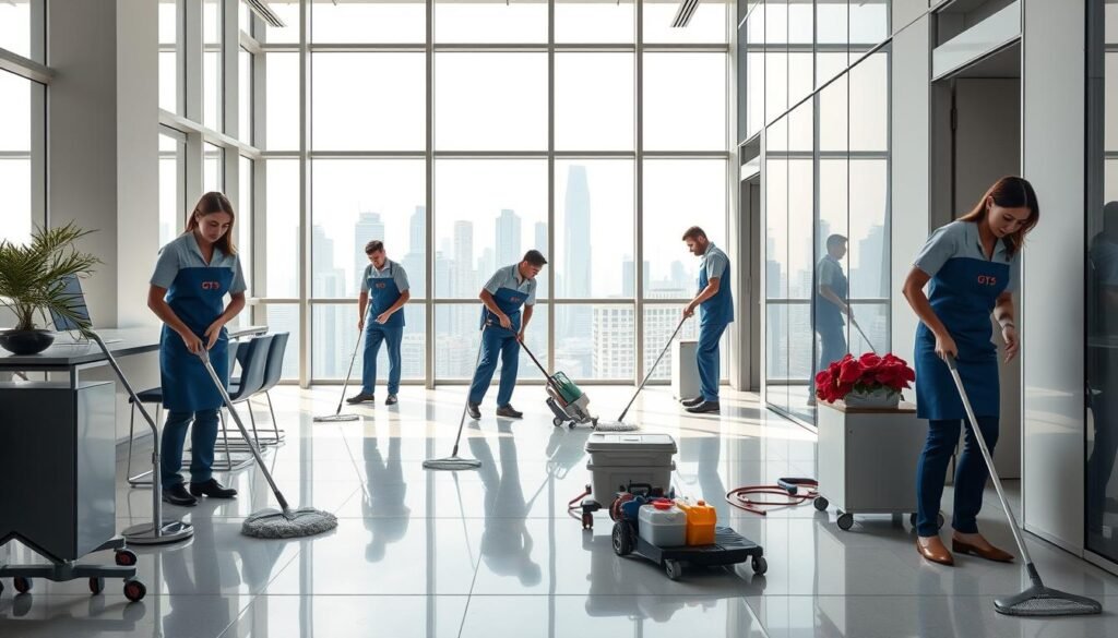 清潔公司, 清潔服務, 寫字樓清潔