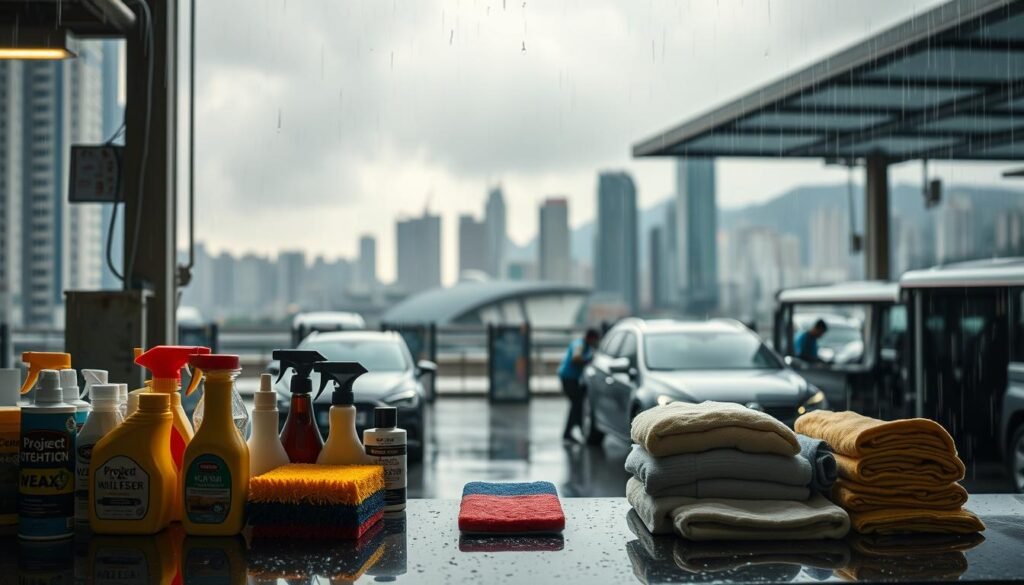 香港雨季洗車用品防護